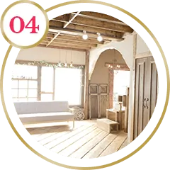 前撮りはお洒落な自社スタジオで！