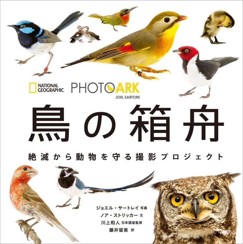 写真集『PHOTO ARK 鳥の箱舟
絶滅から動物を守る撮影プロジェクト』
5月28日(月)発行