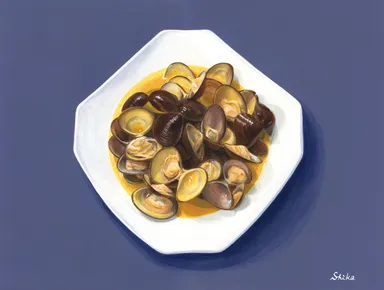 しじみバターイラスト