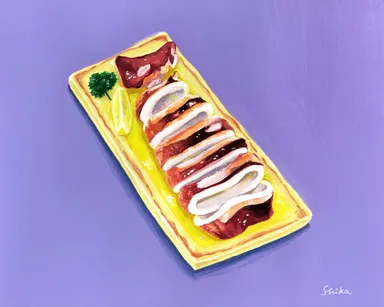 イカバターイラスト