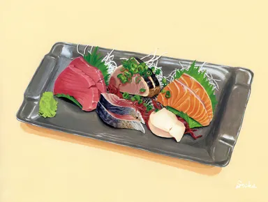 お刺身イラスト