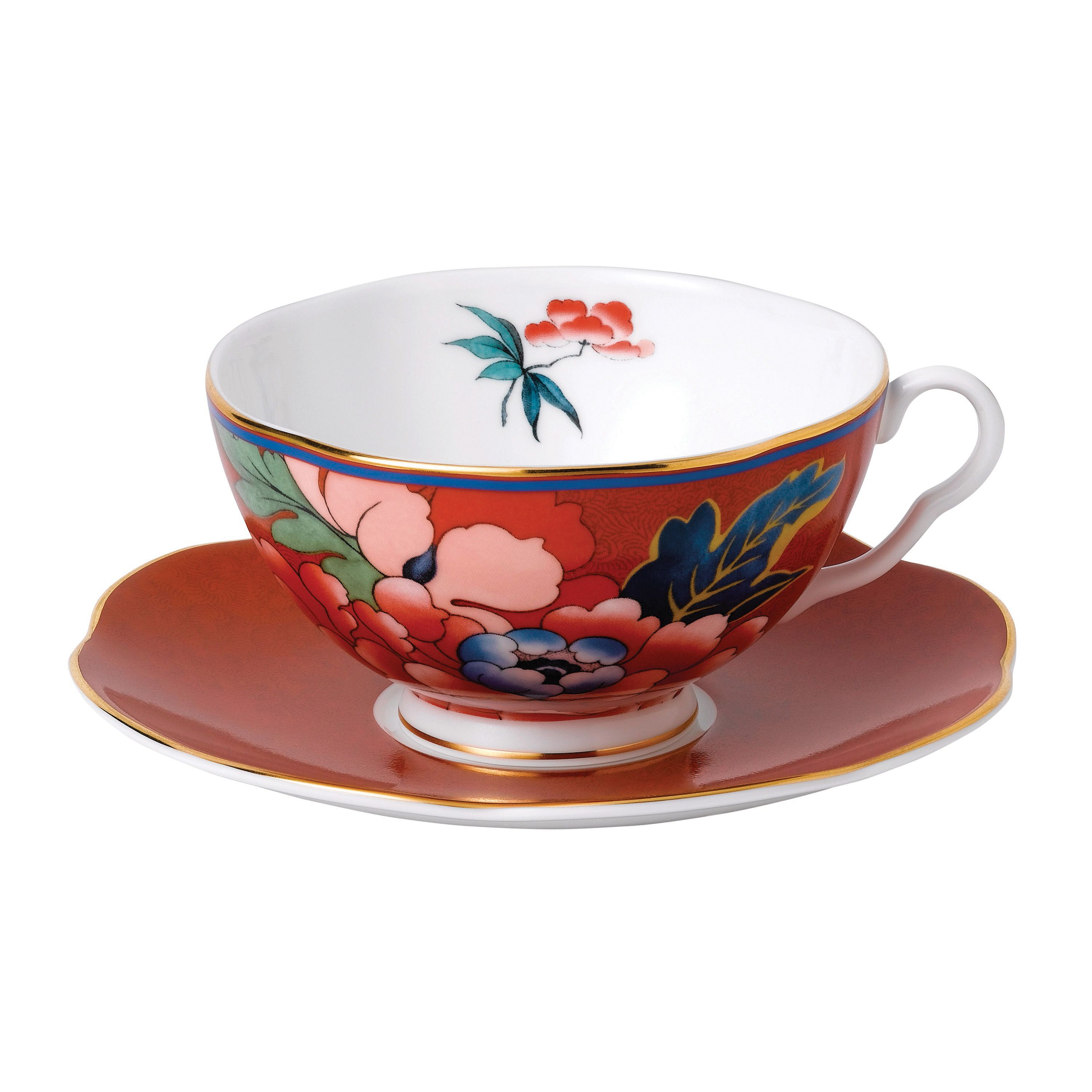 WEDGWOODより“東洋×西洋”をテーマとした新作が登場！ 朱色の芍薬
