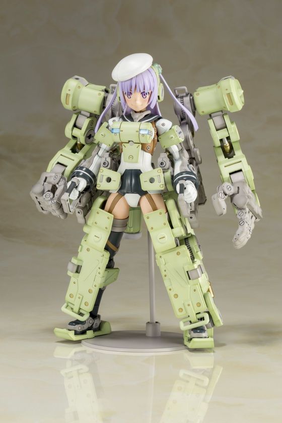 「フレームアームズ・ガール」最新作は「グライフェン」 ！
「フレームアームズ　グライフェン」のメカデザインを担当した
木下ともたけ氏自ら美少女化したイラストを元に立体化！