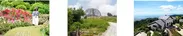 【左から】六甲山カンツリーハウス、自然体感展望台　六甲枝垂れ、六甲ガーデンテラス