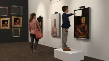 顔パフォーマー麗子　会場イメージ