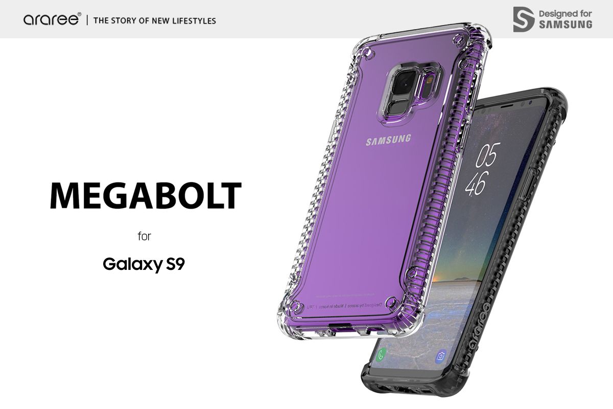 araree、個性的なデザインのGalaxy S9専用クリアケース発売