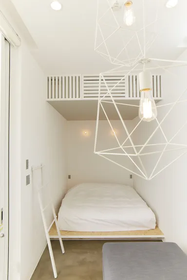 ゆったり寛げる、ふかふかベッド