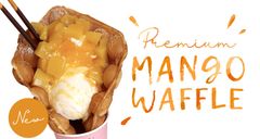 マンゴー好きにはたまらない！名古屋のワッフルアイス専門店「Popping Waffle」から旬のマンゴーを使った季節限定メニュー6/1発売