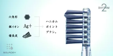 ハニカムポイント毛