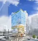 道玄坂一丁目駅前地区第一種市街地再開発事業外観(北東側)イメージ