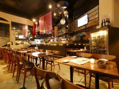 おしゃれな店内