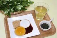 海田産新茶と愛の水餅セット