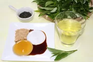 海田産新茶と愛の水餅セット2