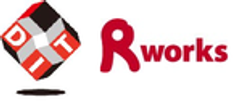 デジタル・インフォメーション・テクノロジー株式会社、株式会社アールワークスのロゴ