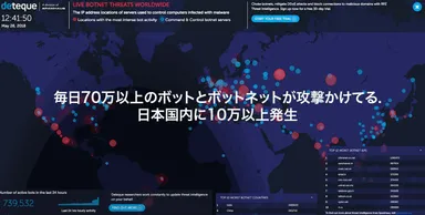 日本国内のボットが10万以上