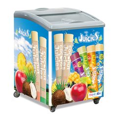 ニュージーランドアイスJuicies専用冷凍庫を期間限定で無料貸出　観光地や行楽施設におすすめの簡単に動かせるキャスター付き