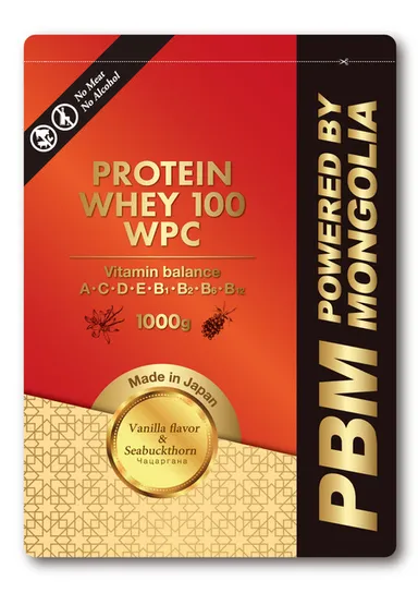 PBM ホエイプロテイン100(バニラ＆シーバックソーン)