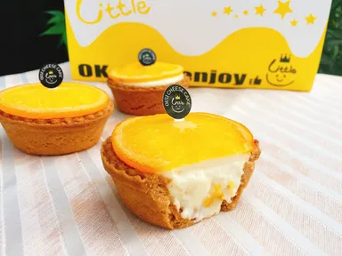 ワンランク上のチーズタルト　みかん