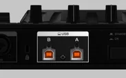 スムースなDJ交代や複数人でのDJプレイを可能にする「DUAL USB PORT」を搭載