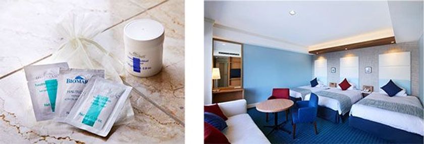 タラソコスメブランド「ビオマリス」アメニティ付き
～海の恵みのレディースプラン～
販売開始 2018年6月1日（金）より 
第一ホテル東京シーフォートにて