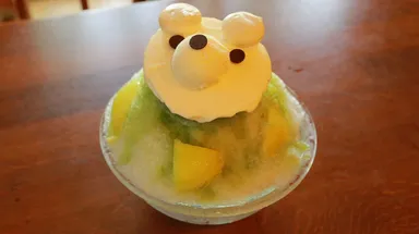 白くま かき氷 メロン