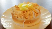 メロンかき氷ケーキ
