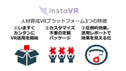 InstaVRの人材育成VRプラットフォームの特徴
