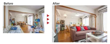 居住中のホームステージング事例(1)