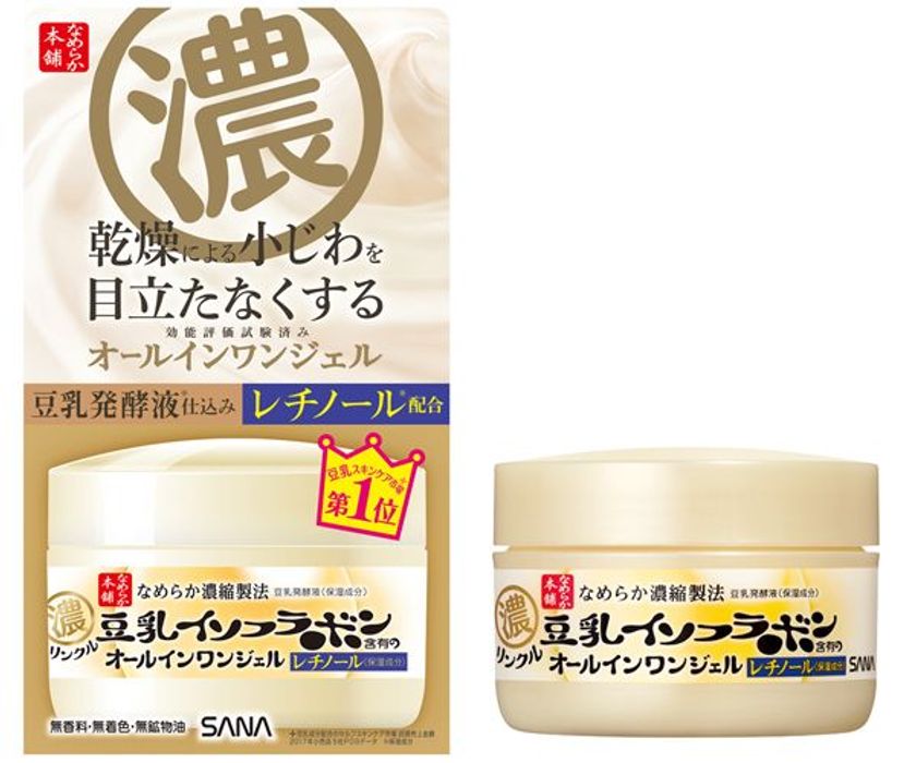 【8月7日】豆乳スキンケア市場No.1*1
『なめらか本舗』のリンクルラインより、
乾燥による小じわを目立たなくする*2
高保湿の「オールインワンジェルクリーム」
リニューアル発売