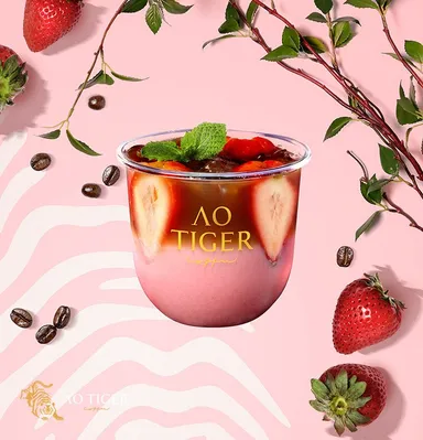 フルーツラテ（イチゴ）