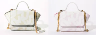 パステルカラーシリーズ　2WAY ショルダーバッグ(ベージュ・ピンク)