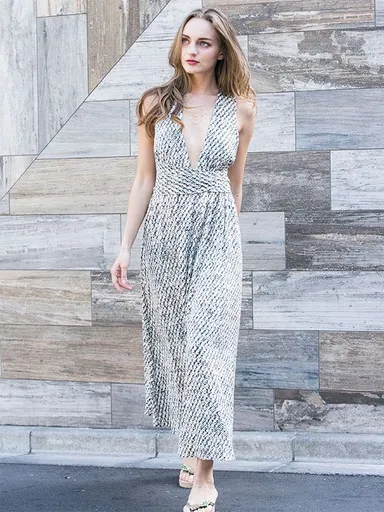 WARP AROUND マキシドレス