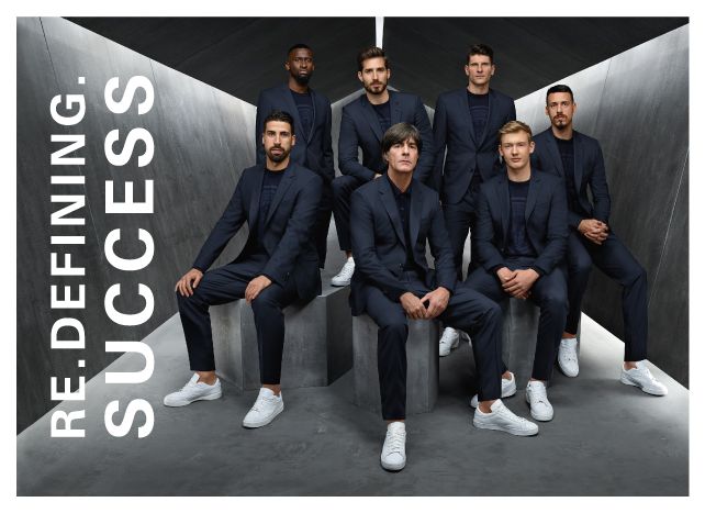 HUGO BOSSとドイツ代表サッカーチーム #ReDefiningSuccess 着用モデル
