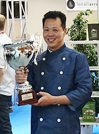 2部門ダブル受賞の様子