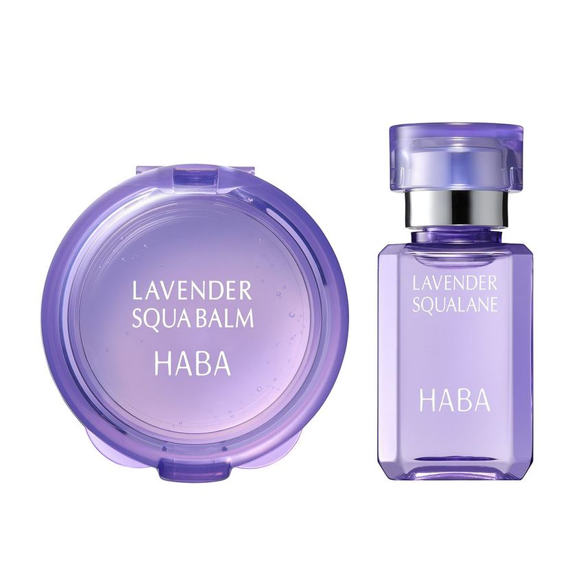 ～35周年アニバーサリーセット～
ハーバーの原点“スクワラン”にアロマをプラス
2018年7月24日（火）より数量限定発売！
 『ラベンダースクワラン＆ラベンダー海の宝石セット』