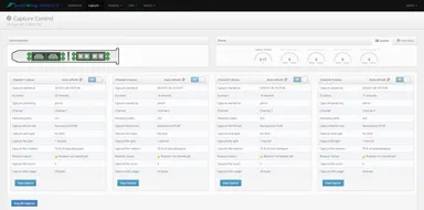 4チャンネルキャプチャ設定画面