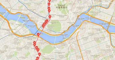 韓国内位置情報取得イメージ