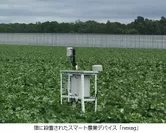 畑に設置されたスマート農業デバイス「nexag」