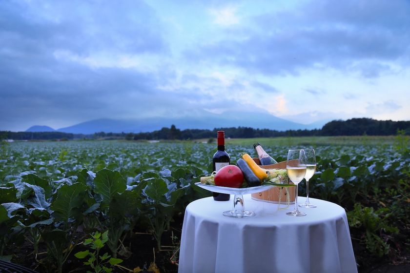 星のや軽井沢（長野県・軽井沢）
夏野菜と温泉入浴で身体のバランスを調える。
エアコンなしで過ごす2泊3日のプログラム
「軽井沢ベジタブルコンフォートステイ」開催
開催期間：2018年6月15日～7月31日