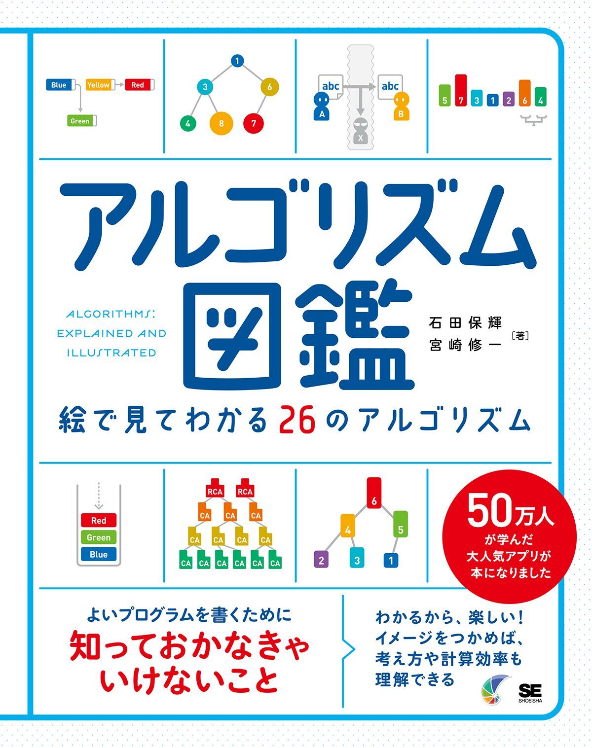 アルゴリズム図鑑 絵で見てわかる26のアルゴリズム（翔泳社）