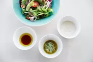 【ロテルド比叡】お酢ベジ朝食_お酢のドレッシングとサラダ