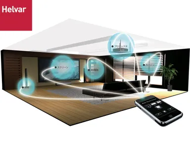 iPhoneで照明、AV機器等をコントロール