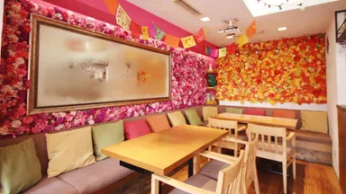 フラワーウォール完成1