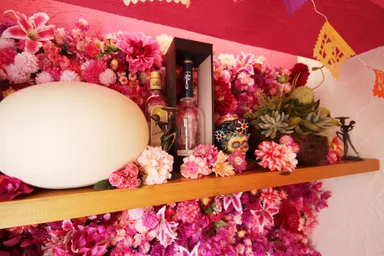 フラワーウォール完成3