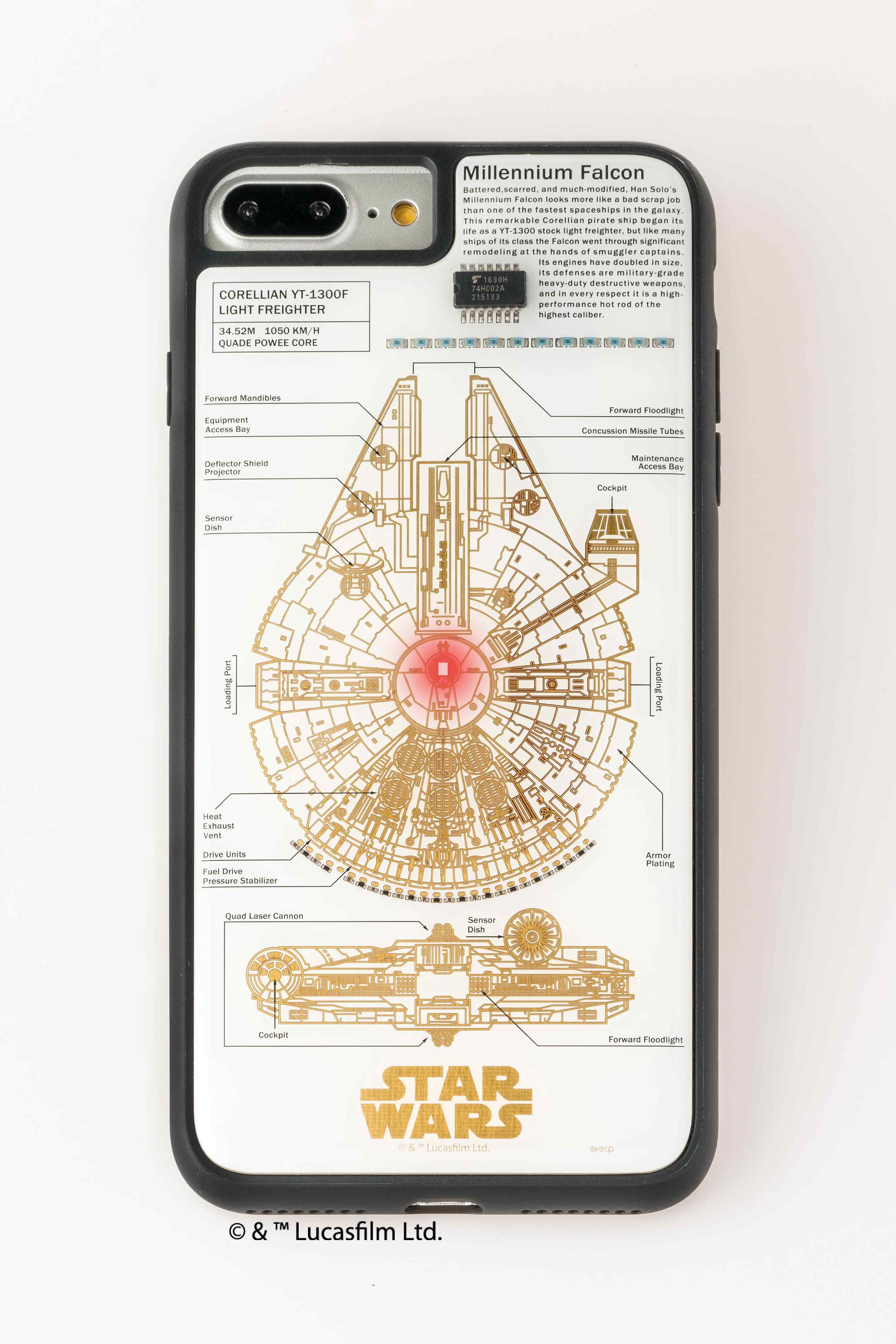 STAR WARS スター・ウォーズ グッズコレクション FLASH M-FALCON 基板アート IPhone Xケース 黒 F10B[21]  スマートフォン・携帯電話アクセサリー | fes.fukushima.jp