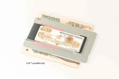 FLASH M-FALCON 基板アート ICカードクリップ　白