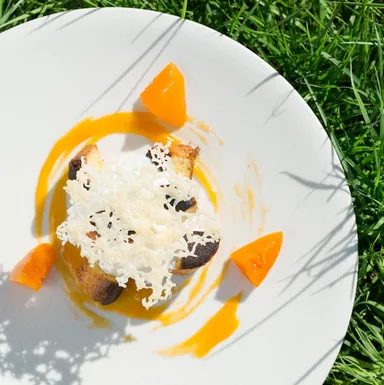 【ホテルブレストンコート】2018夏デザートコース_4品目_草原の香り_03