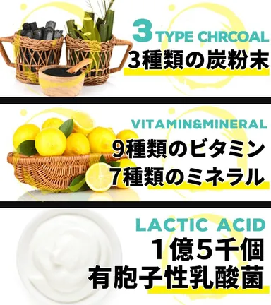 ウルトラチャコールの配合成分(1)