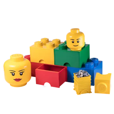 LEGO STORAGE HEADS ICONIC
