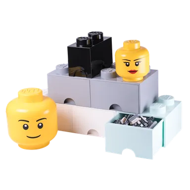 LEGO STORAGE HEADS DIF